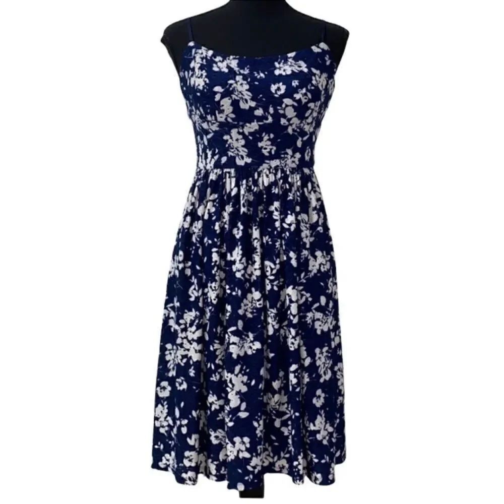 Adorne Spaghetti Strap Keyhole Dress(Size Small)